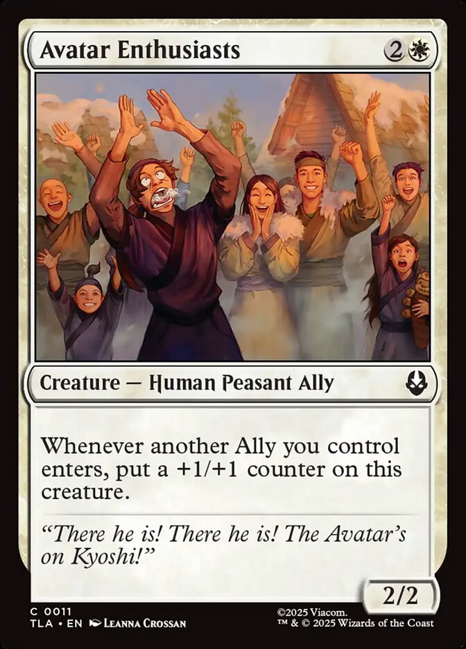 Avatar Enthusiasts 11/286 (Avatar: The Last Airbender) 