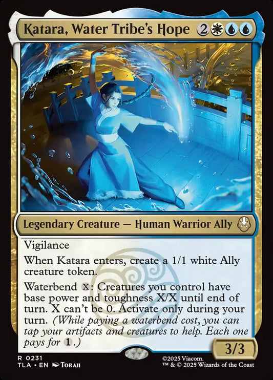 Katara, Water Tribe's Hope 231/286 (Avatar: The Last Airbender) 
