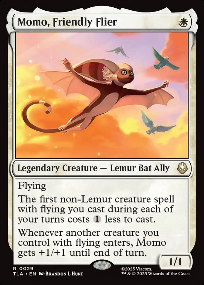 Momo Friendly Flier 29 (Avatar: The Last Airbender)  - Foil