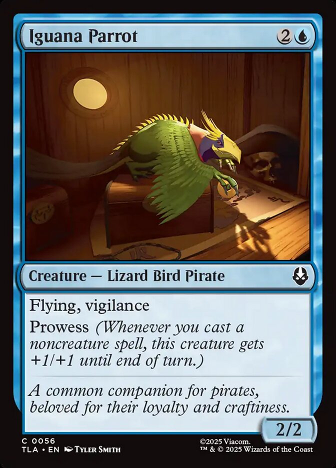 Iguana Parrot 56/286 (Avatar: The Last Airbender)  - Foil