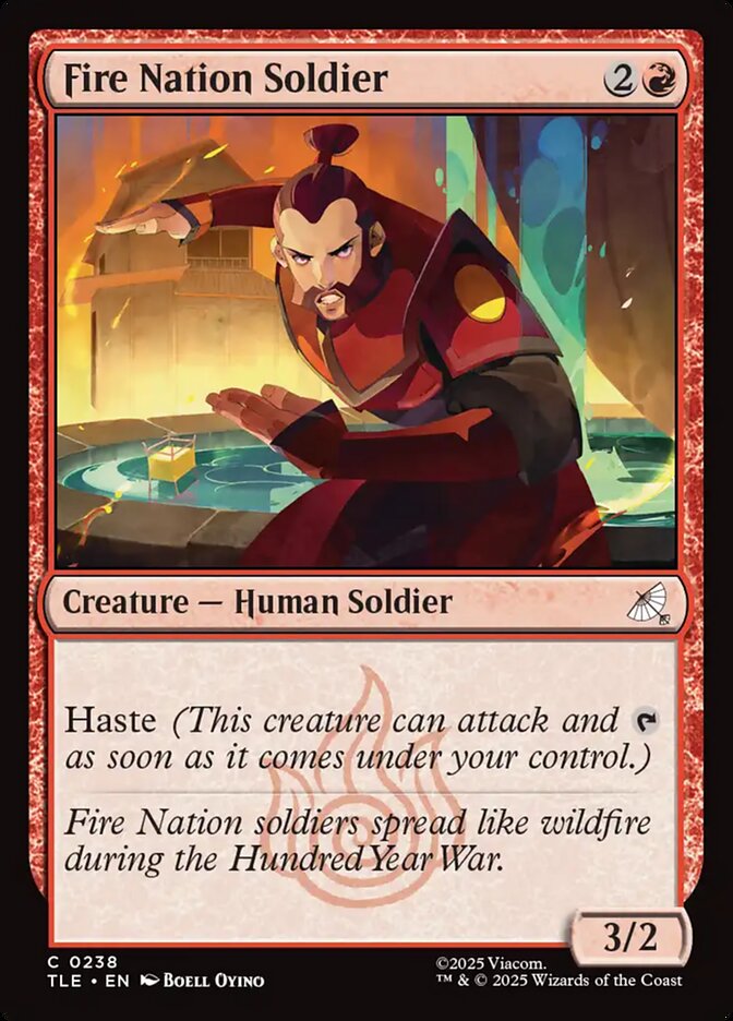 Fire Nation Soldier 238/317 (Avatar: The Last Airbender: Eternal-Legal)  - Foil