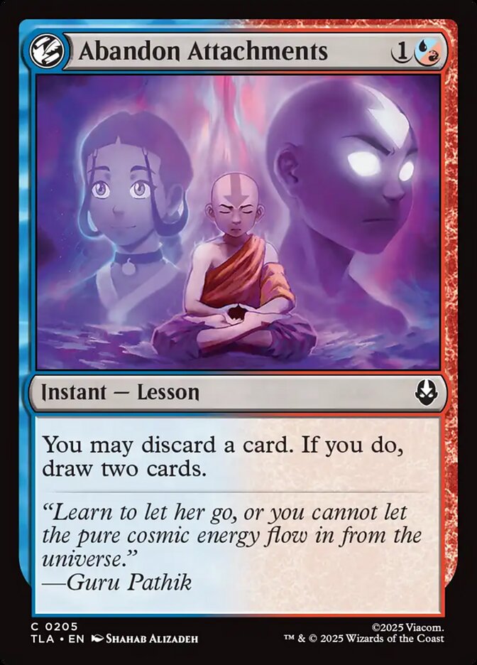 Abandon Attachments 205/286 (Avatar: The Last Airbender)  - Foil