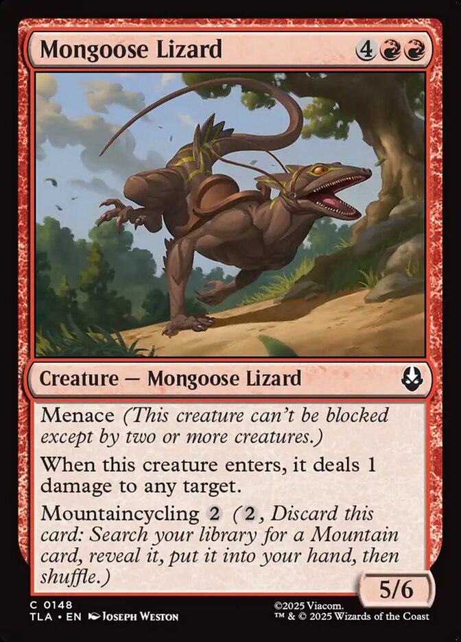 Mongoose Lizard 148/286 (Avatar: The Last Airbender)  - Foil