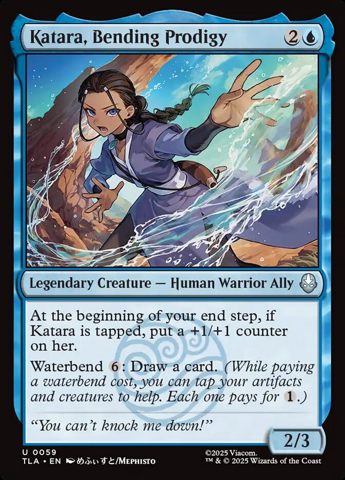 Katara, Bending Prodigy 59/286 (Avatar: The Last Airbender)  - Foil