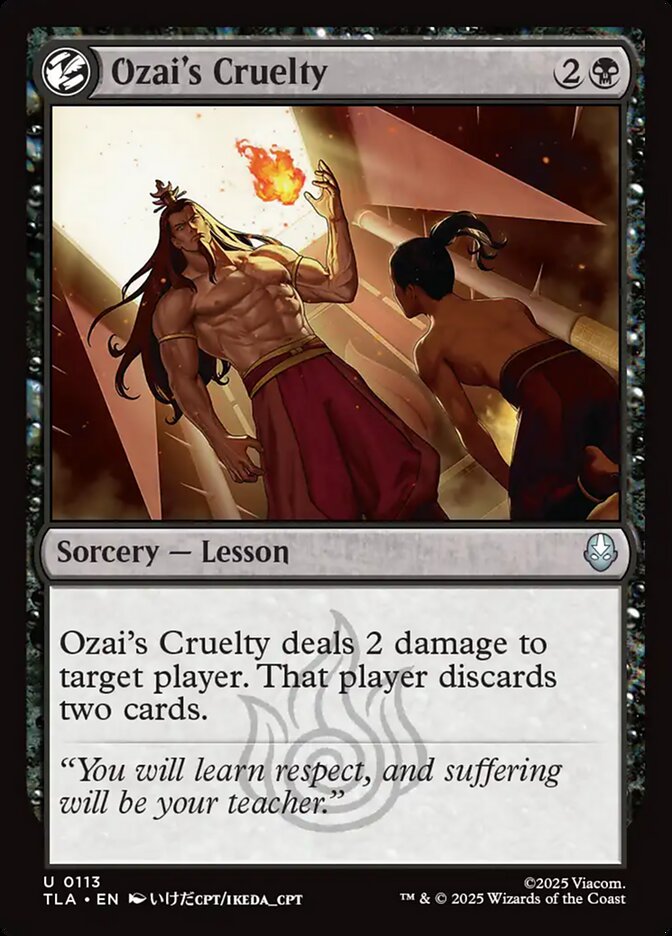 Ozai's Cruelty 113/286 (Avatar: The Last Airbender) 