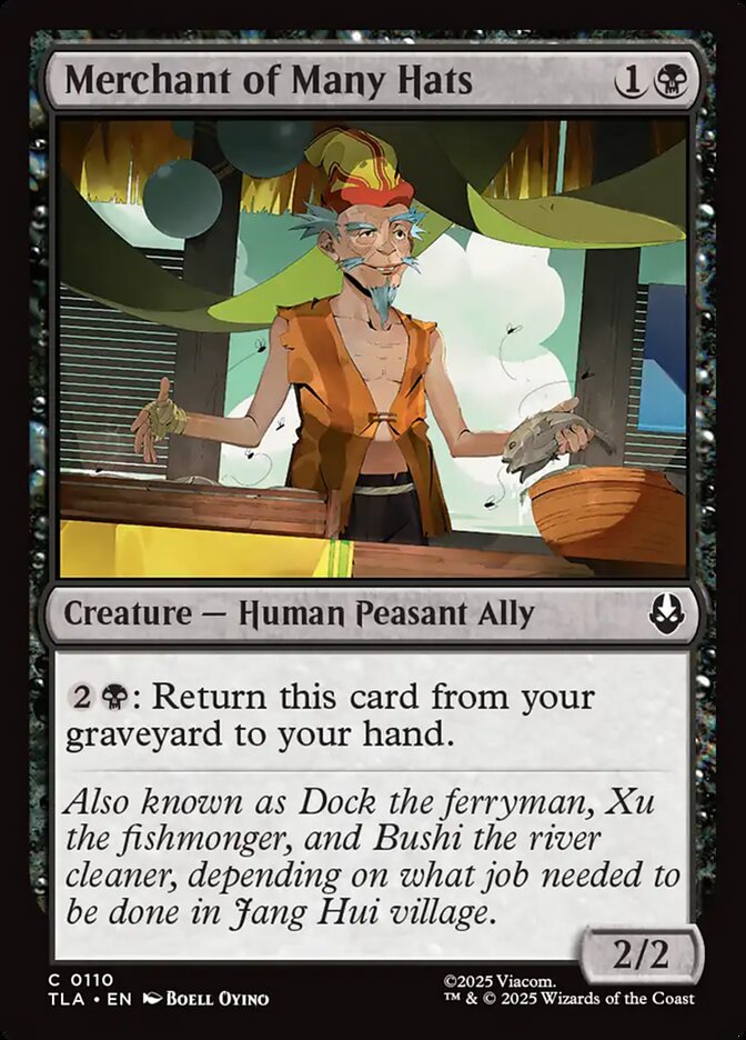Merchant of Many Hats 110/286 (Avatar: The Last Airbender)  - Foil