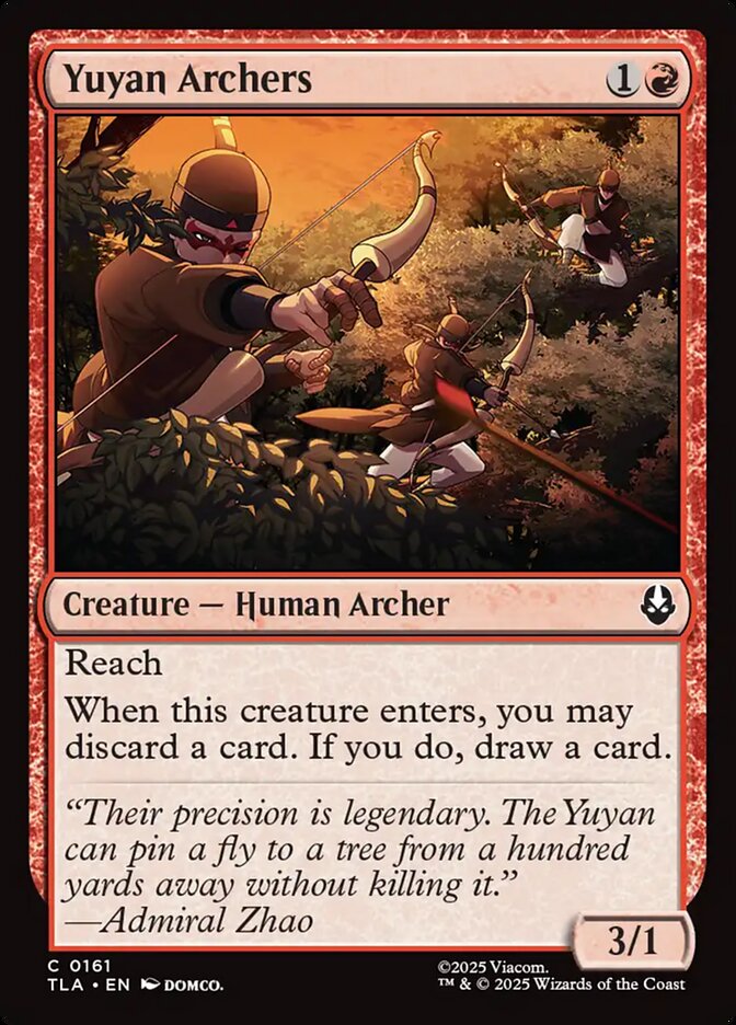 Yuyan Archers 161/286 (Avatar: The Last Airbender) 
