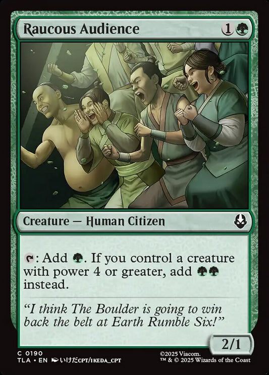 Raucous Audience 190 (Avatar: The Last Airbender)  - Foil