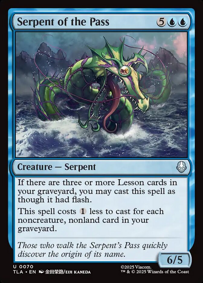 Serpent of the Pass 70/286 (Avatar: The Last Airbender)  - Foil