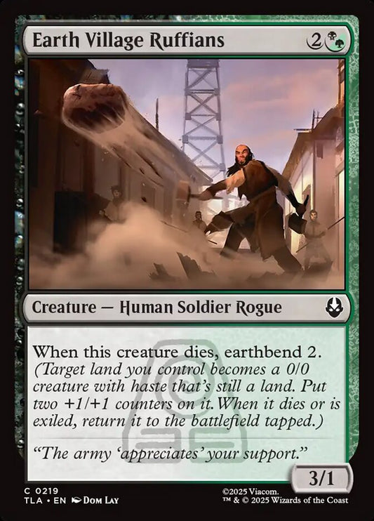 Earth Village Ruffians 219/286 (Avatar: The Last Airbender)  - Foil