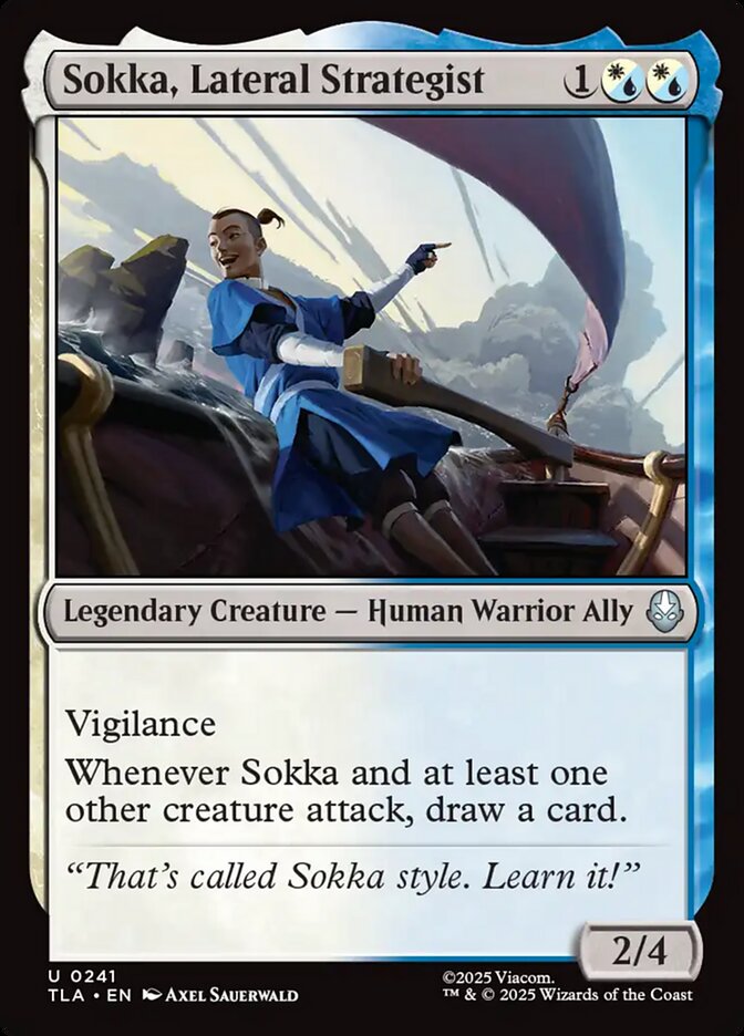 Sokka, Lateral Strategist 241/286 (Avatar: The Last Airbender)  - Foil