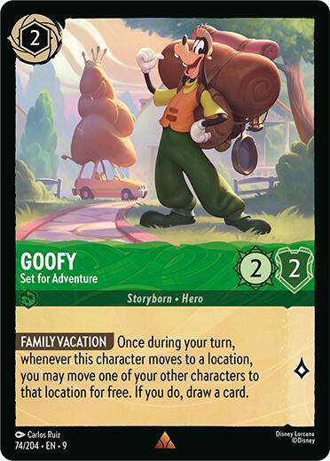 Goofy, Set for Adventure 74/204 (Fabled) 