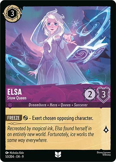 Elsa Snow Queen 53/204 (Fabled)  - Cold Foil