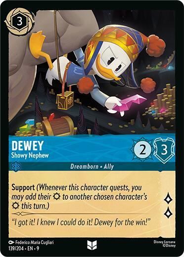 Dewey Showy Nephew 139/204 (Fabled) 