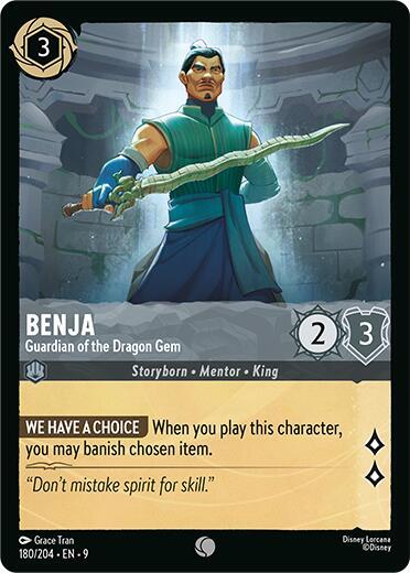 Benja Guardian of the Dragon Gem 180/204 (Fabled) 