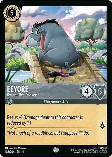 Eeyore Overstuffed Donkey 183/204 (Fabled) 