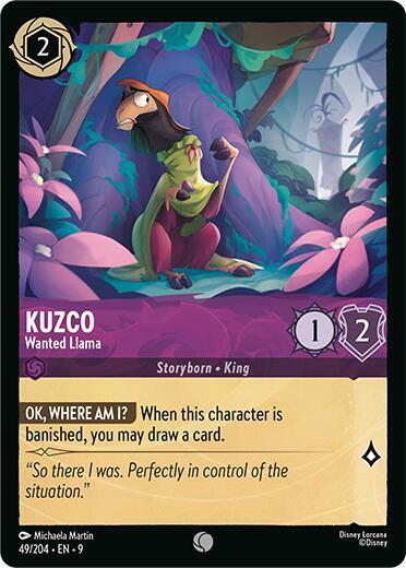 Kuzco Wanted Llama 49/204 (Fabled) 