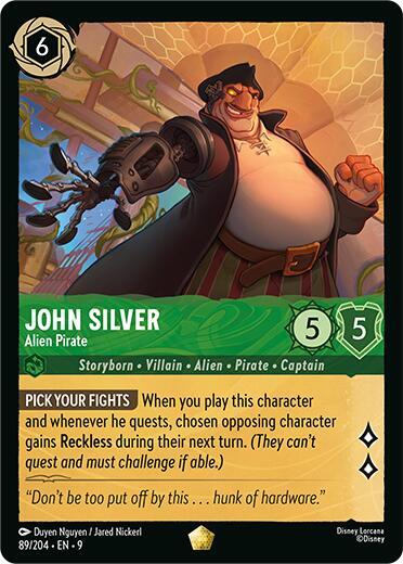 John Silver Alien Pirate 89/204 (Fabled) 