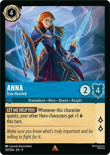 Anna True Hearted 137/204 (Fabled)  - Cold Foil