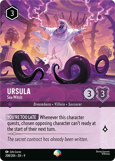 Ursula Sea Witch Epic 208/204 (Fabled)  - Holofoil
