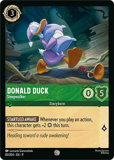Donald Duck, Sleepwalker 83/204 (Fabled) 
