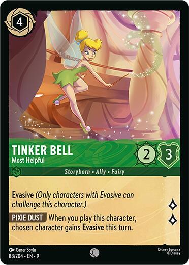 Tinker Bell Most Helpful 88/204 (Fabled) 
