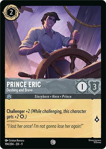 Prince Eric Dashing and Brave 194/204 (Fabled)  - Cold Foil