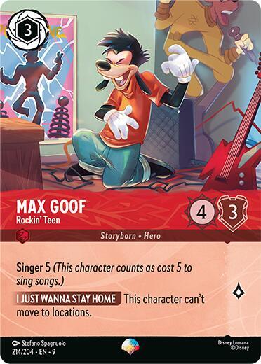 Max Goof Rockin Teen Epic 214/204 (Fabled)  - Holofoil