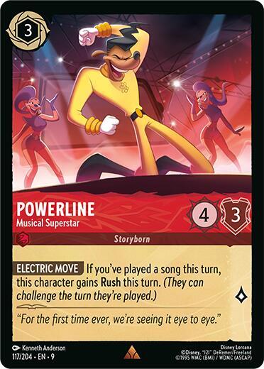 Powerline, Musical Superstar 117/204 (Fabled) 