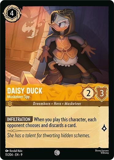 Daisy Duck, Musketeer Spy 11/204 (Fabled) 