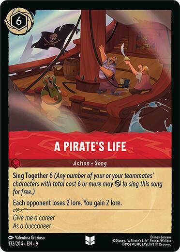 A Pirates Life 132/204 (Fabled) 