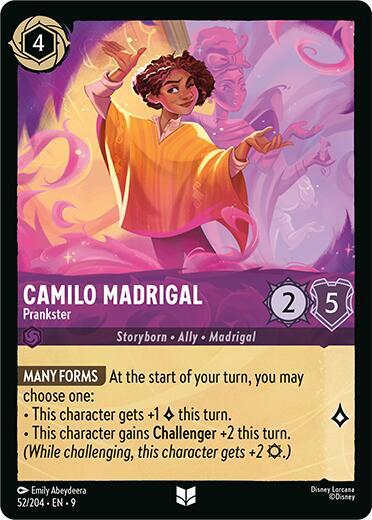 Camilo Madrigal, Prankster 52/204 (Fabled)  - Cold Foil