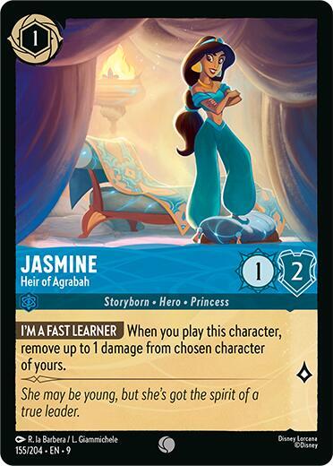 Jasmine, Heir of Agrabah 155/204 (Fabled)  - Cold Foil
