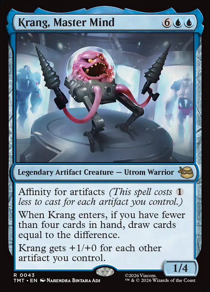 Krang, Master Mind 43/190 (Teenage Mutant Ninja Turtles) 