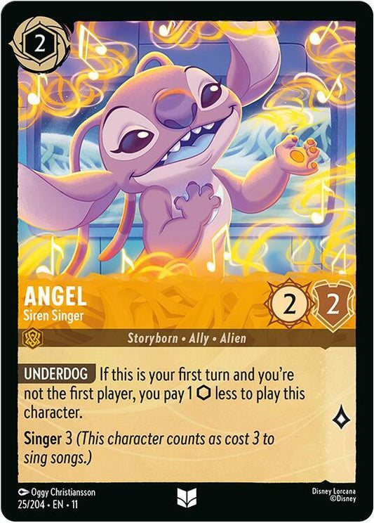 Angel Siren Singer 25/204 (Winterspell) 