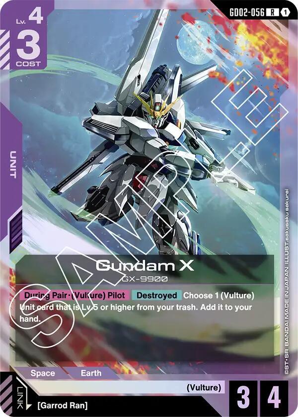 Gundam X GD02 056 GD02-056 (Dual Impact)  - Holofoil