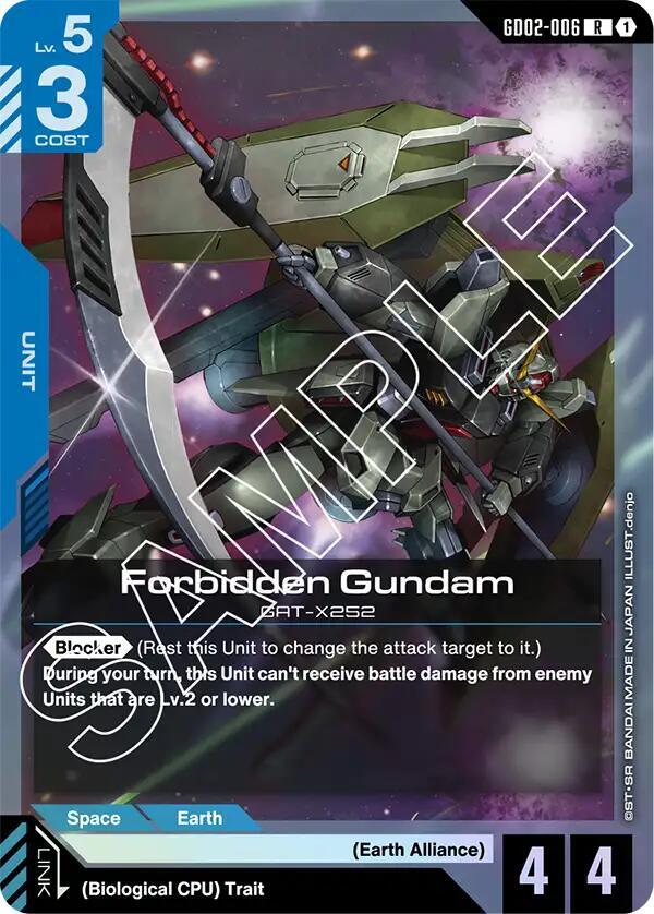Forbidden Gundam GD02-006 (Dual Impact)  - Holofoil