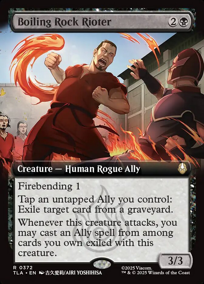 Boiling Rock Rioter  372/286 (Avatar: The Last Airbender)  - Extended Art Foil