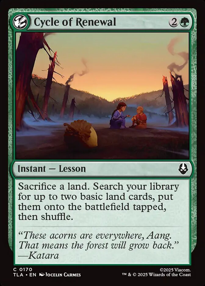Cycle of Renewal 170/286 (Avatar: The Last Airbender)  - Foil