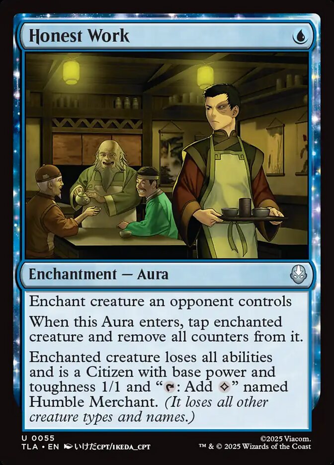 Honest Work 55/286 (Avatar: The Last Airbender)  - Foil
