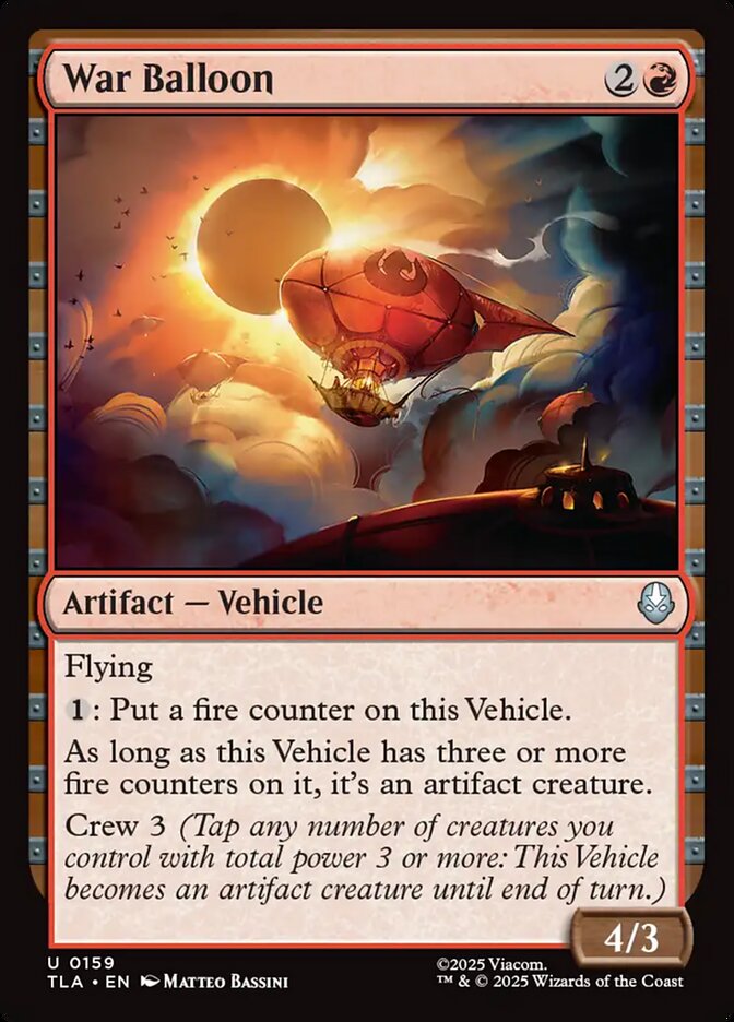 War Balloon 159/286 (Avatar: The Last Airbender)  - Foil