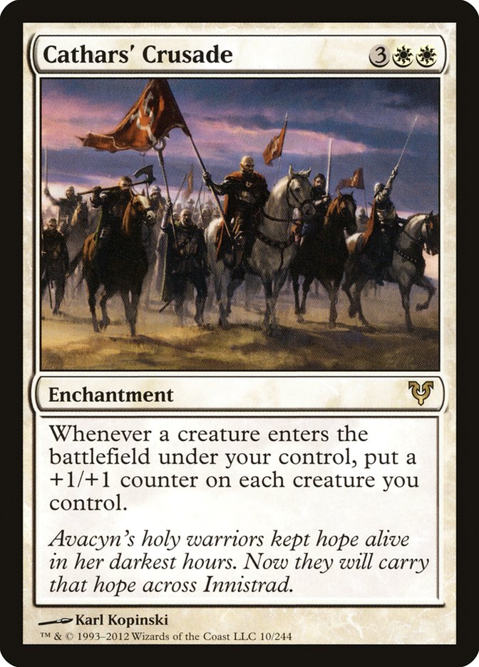 Cathars' Crusade 10/244 (Avacyn Restored) 