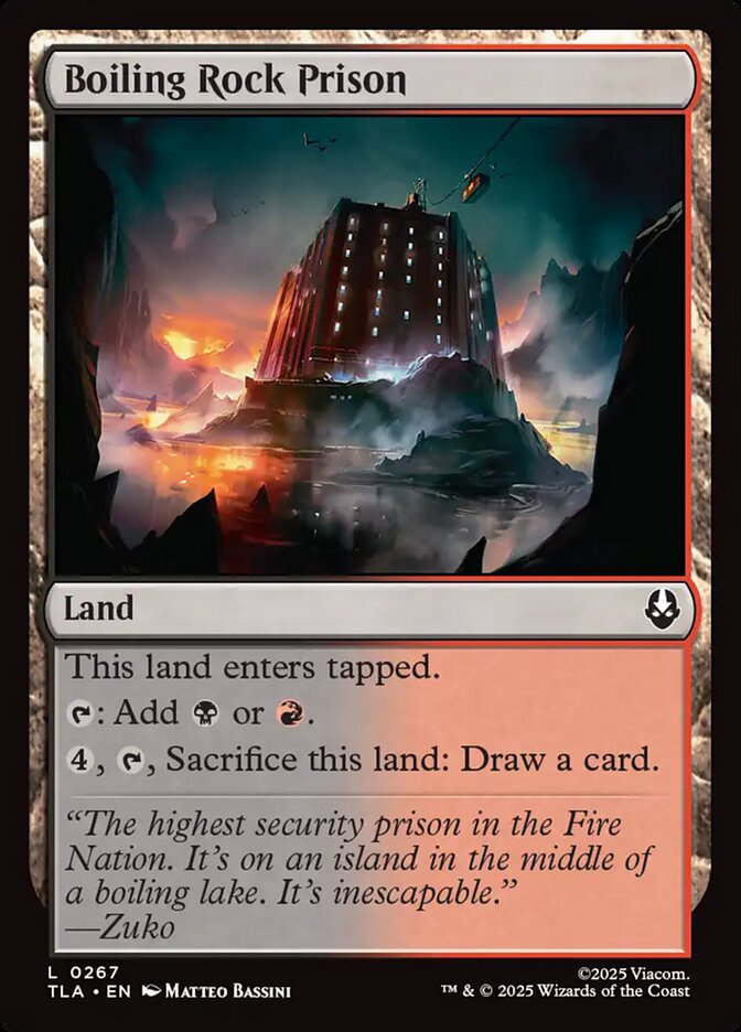 Boiling Rock Prison 267/286 (Avatar: The Last Airbender)  - Foil