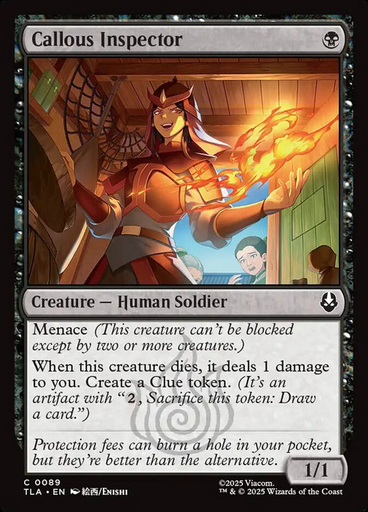 Callous Inspector 89/286 (Avatar: The Last Airbender)  - Foil