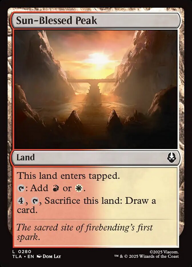 Sun-Blessed Peak 280/286 (Avatar: The Last Airbender) 