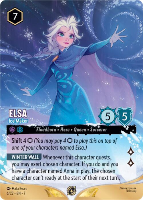 Elsa, Ice Maker 6 (Disney Lorcana Promo Cards) 