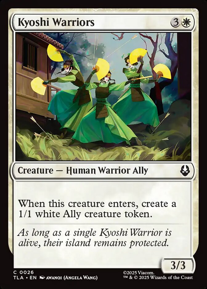 Kyoshi Warriors 26/286 (Avatar: The Last Airbender)  - Foil