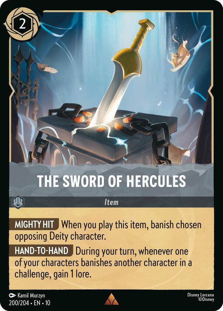 The Sword of Hercules 200/204 (Whispers in the Well)  - Cold Foil