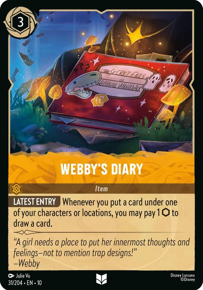 Webbys Diary 31/204 (Whispers in the Well) 