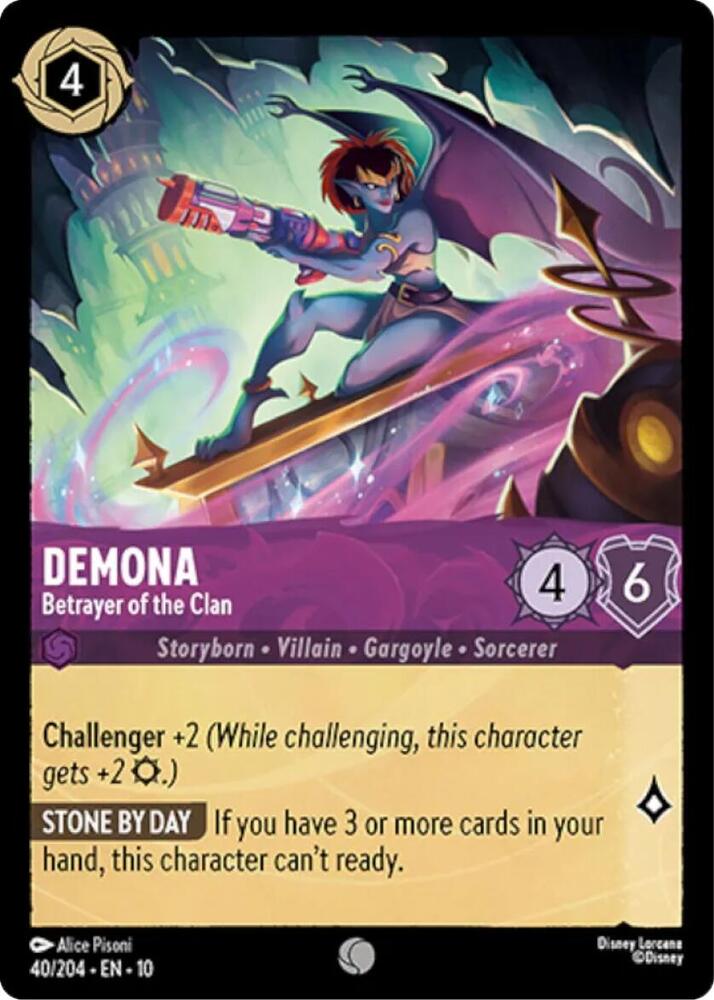 Demona Betrayer of the Clan 40/204 (Whispers in the Well)  - Cold Foil
